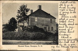 Haunted House Hampton, NH Postcard Postcard