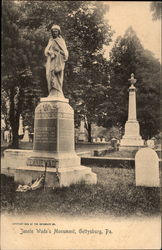 Jennie Wade's Monument Postcard