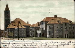 Women's College and First M.E. Church Baltimore, MD Postcard Postcard