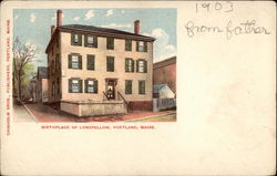 Birthplace of Longfellow Postcard