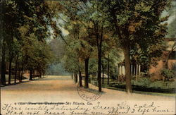 View of Washington St Postcard