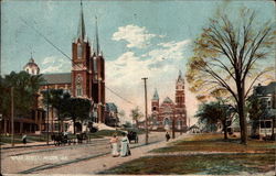 Poplar Street Postcard