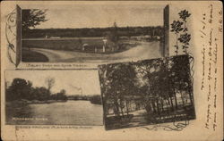 Sibley Park and Race Track, Minnesota River Postcard