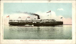 Steamer "Western States" Postcard