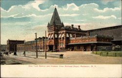 New York Central and Hudson River Railroad Depot Rochester, NY Postcard Postcard