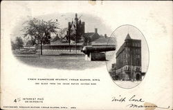 Union Passenger Station Cedar Rapids, IA Postcard Postcard