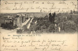 Morningside Ave. and Park New York, NY Postcard Postcard