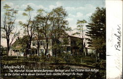 The Marshal House Schuylerville, NY Postcard Postcard