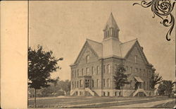 Public School Building Postcard