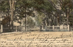 Entrance, Union College Schenectady, NY Postcard Postcard