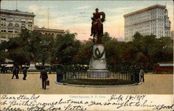 Union Square New York, NY Postcard Postcard