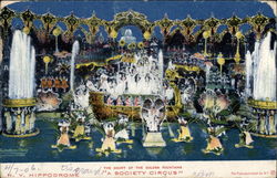 The Court of the Golden Fountains "A Society Circus" NY Hippodrome New York City, NY Postcard Postcard