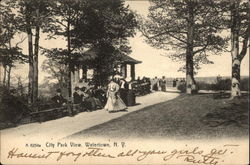 City Park View Watertown, NY Postcard Postcard