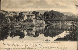 East Bank Of The Chenango River Postcard