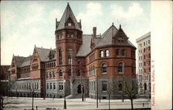 Public Library Postcard