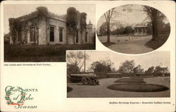 Old Castle and Grounds at Fort Porter Buffalo, NY Postcard Postcard