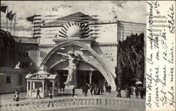 Creation, Entrance to Dreamland Coney Island, NY Postcard Postcard