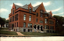 Auburn Academie High School New York Postcard Postcard