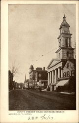 South Street Near Genesee St Postcard