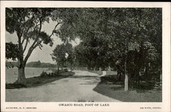 Owasco Road, Foot Lake Postcard