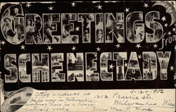 Greetings from Schenectady New York Postcard Postcard