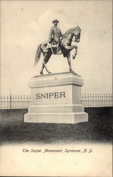 The Sniper Monument Postcard