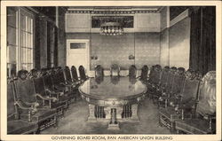 Governing Board Room, Pan American Union Building Washington, DC Washington DC Postcard Postcard