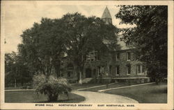 Stone Hall Northfield Seminary Postcard