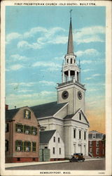 First Presbyterian Church (Old South) Built 1756 Postcard