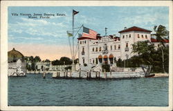 Villa Vizcaya, James Deering Estate Postcard