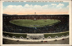 Yale Bowl New Haven, CT Postcard Postcard