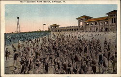 Jackson Park Beach Chicago, IL Postcard Postcard