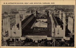 Automotive Building Postcard