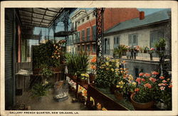 Gallery French Quarter New Orleans, LA Postcard Postcard