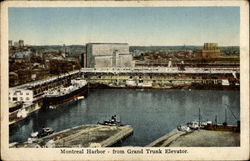 Montreal Harbor Cruise Ships Postcard Postcard