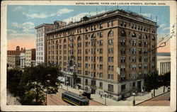 Hotel Gibbons Dayton, OH Postcard Postcard