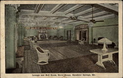 Lounge and Ball Room, Hotel Snapp Postcard