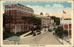 Majestic Hotel and Annex Hot Springs, AR Postcard Postcard