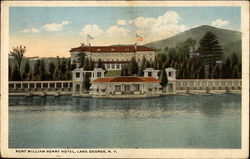 Fort William Henry Hotel Lake George, NY Postcard Postcard