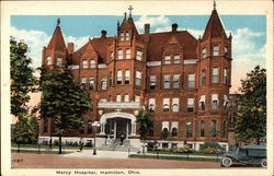 Mercy Hospital Hamilton, OH Postcard Postcard