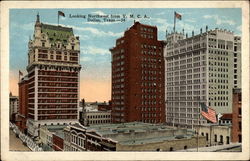 Looking Northwest from Y. M. C. A Postcard