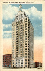 Republic National Bank Building Dallas, TX Postcard Postcard