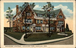 Maplehurst Apartment, Maplehurst Park Knoxville, TN Postcard Postcard