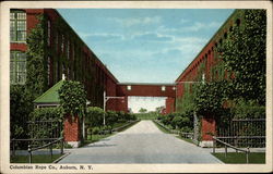 Columbian Rope Co Auburn, NY Postcard Postcard