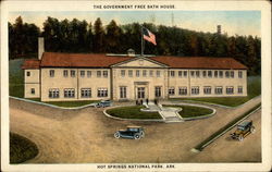 The Government Free Bath House Hot Springs, AR Postcard Postcard