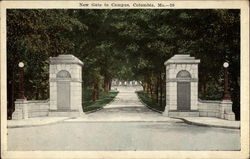 New Gate to Campus Columbia, MO Postcard Postcard