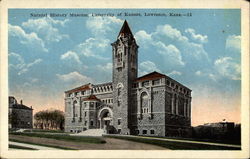 Natural History Museum, University of Kansas Lawrence, KS Postcard Postcard