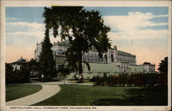 Horticultural Hall, Fairmount Park Postcard