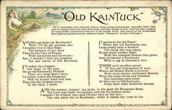 Old Kaintuck Kentucky Postcard Postcard