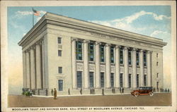 Woodlawn Trust and Savings Bank Chicago, IL Postcard Postcard